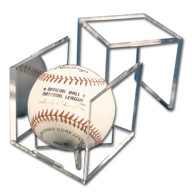 baseball cube with stand